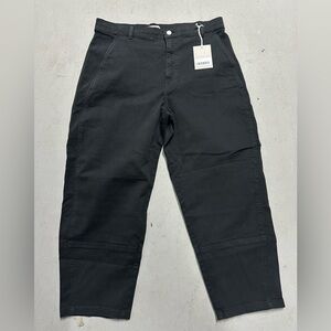 NWT Everlane The Utility Barrel Pant in Black Size 16 Regular Womens